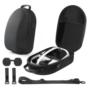 Carrying Case Bag Len Cover Anti-Scratch Travel Carrying Case Cable Ties Anti-Drop With Shoulder Strap for Meta Quest 3