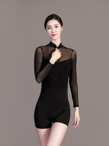 Áo Tập Thể Dục Cổ Tròn Tay Dài Tay Ngắn Modal Áo Biểu Diễn Múa Cổ Điển Áo Tập Luyện Thể Thao Cao Co Giãn Dành Cho Nữ