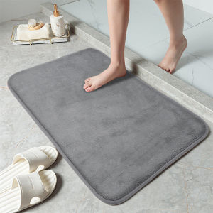 Thicken Super Absorbent Bathroom Floor Mat Soft Plush Quick Dry Bath Mats Shower Pad Kitchen Door Bathtub Non-Slip Carpet Rug Home Decor 40X60cm