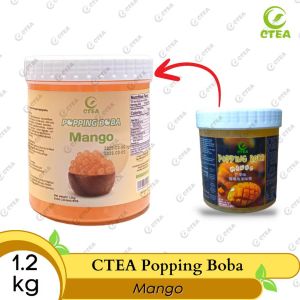 Flavored Popping Boba 1.2kg Tasty Fruit Burst Topping For Milktea Dessert & Drink