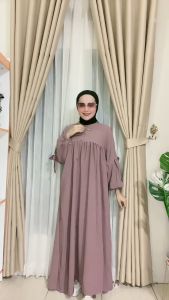 Dress Aurora By Dzakir Store12 Casual Polos Muslim Ellegant Nyaman