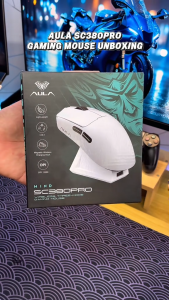 AULA SC380 Pro E-Sports Mouse Lightweight Wireless Mouse Tri-Mode Connect 6-Level DPI Adjustment