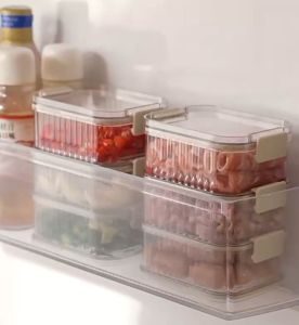 Home Signature Storage Box Food grade Household Kitchen Glass Seasoning Packaging Sealed Jar with Multiple Compartments