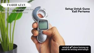 Tasbih Digital Beads Counter Adzan Alarm Prayer Reminder / bergaransi murah multifungsi akurasi cod