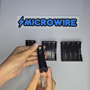 MW 18650 Battery Holder Case – 1/2/3/4 Slot Storage Box for Rechargeable Batteries