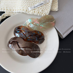 French Style Large Size Simple Spring Hair Clip Fashionable Hair Accessories Elegant Hairpins for Women Girls