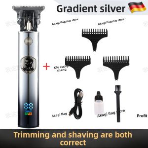 MONLEYTA | German Precision Electric Hair Clippers Mens Shaving Machine Dual Use Beard Trimmer Stainless Steel Single Blade Full Charge 60 Minutes