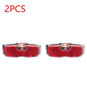 1-10Pcs Waterproof LED MTB Bike Rack Tail Light Bicycle Rear Seat Reflective Taillight Night Ridding Safety Warning Reflector