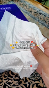 【5/10/20 Packs】 Carina Wall Hanging Tissue 4-Ply 20000 sheets soft deluxe facial tissue