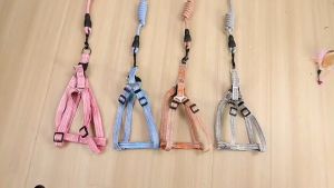 สายรัดอก พร้อมสายจูง สายรัดอกหมา สายรัดอกสุนัข สายรัดอกแมว สายจูงสุนัข สายจูงสัตว์เลี้ยง V5 ส่งฟรี ใช้ร่วมกับคูปอง