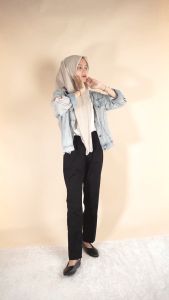 SIZE 35-45 Mules Flatshoes | Sepatu Wanita Bustong STRAP Belakang Wanita Pesta