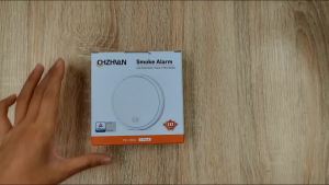 CHZHVAN Independent Smoke Detector Built-in 10-Year Battery Fire Smoke Alarm for House Security Protection Fire Detector