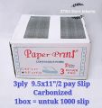 kertas slip gaji carbonise 3Ply 9.5x11"/2. 