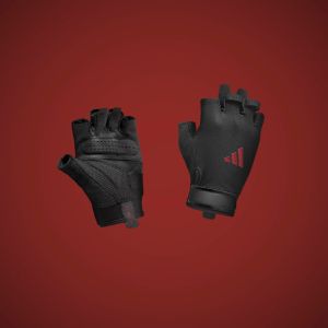 adidas Essential Training Gloves High-Quality Nylon Mesh - Red