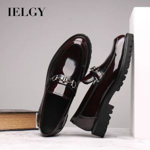 Ielgy Giày Nam Giày Da Giày da đơn giản Giày Da