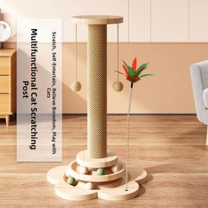 NAIFUNA | Durable Debris-Free Cat Scratching Post