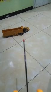Mainan Anak Mobil RC Container Truck 12 Roda Truk Muatan Barang Remote