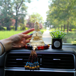 Car Accessories Car Decoration Classy Elegant Men Auto Perfume Dashboard Car Interior Avalokitesvara Aromatherapy