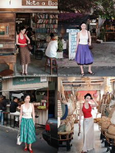 Retro Linen Sleeveless Backless Blouse