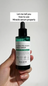 Serum AHA BHA PHA Hỗ Trợ Cải Thiện Mụn Và Kiểm Soát Dầu Some By Mi 30 Days Miracle Serum 50ml Chính Hãng