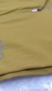 BAJU OLAHRAGA WANITA LENGAN PENDEK ZIPPER BAJU LARI TENNIS PADEL GOLF GYM FITNESS YOGA SENAM NILON DRYFIT IMPORT