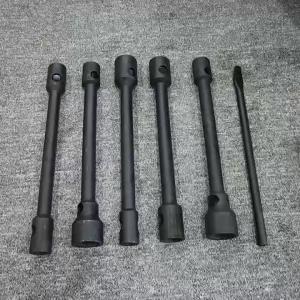 2 in 1 Heavy Duty Truck Tire Wrench with Jack Thick Shaft Lug Nut Wrench