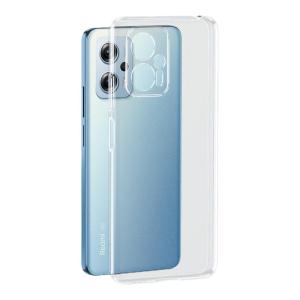 RISEOUS | Anti-Shock Full-Cover Soft Case for Redmi Note 12 Turbo and Xiaomi Note 12t Pro Transparent Ultra-Thin Silicone
