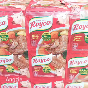 Harga 3 Renceng Royco bumbu kaldu ayam dan sapi isi 36 sachet