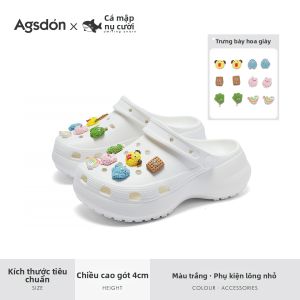 Agsdon | Dép Nữ Đế Dày Tăng Chiều Cao Chống Trượt Kháng Mùi