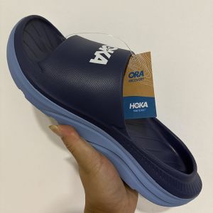 HOKA ONE ONE ORA RECORDY Double Color Mens Summer Ora Arch Soothing Series One Step Slippers Breathable Wear resistant Lightweight Version Shock Absorbent Outdoor Home Universal