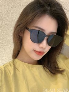 Retro GM Womens Sunglasses 2024 New Style High Fashion UV Protection Black Sun Glasses Summer Sunscreen Shade for Face