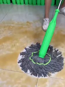 【Hand Wash Free】360° Rotating Microfiber Mop/Floor Mop Wet And Dry Dual-Use Self Twisting Mop Household Cleaning Tool