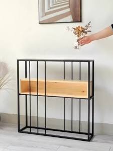 Modern Console Tables Wall Hallway Corridor Simple Shelf a Long Narrow Table Iron Home Console Long Narrow Side Table