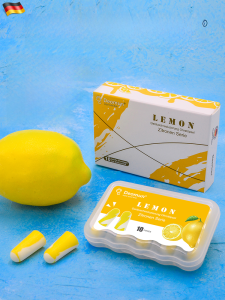 Deomun Lemon Super Soundproof Earplugs Sleep Aid Noise Reduction Earbuds for Women Comfortable Foam Ear for Better Sleep