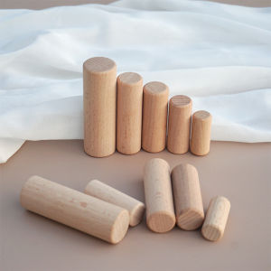 Wood Cylindrical Model DIY Craft Materials