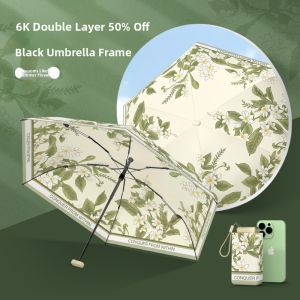 MONLEYTA | UV Protection Dual-layer Mini Folding Umbrella