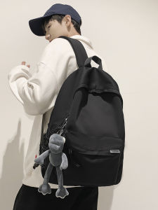 OUDENGPAI | Trendy Double-Shoulder Backpack For Men High School And Junior High Students Fashionable Commuter Style Waterproof Nylon