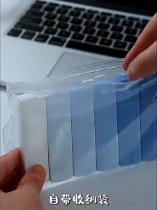 6pcs Gradient Correction Tape Portable White Out Tape with Transparent Bag Stationery Supplies