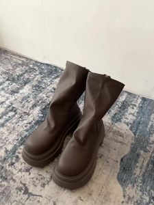 MIFULIAN | Giày Boots Martin Thu 2026 Mới Co Giãn Đa Năng Tôn Dáng Tăng Chiều Cao