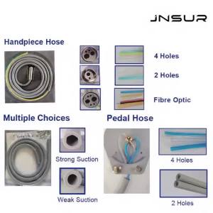 Dental Handpiece Hose Tube 2/4 Holes For Dental High Speed Tracheal Water Pipe Dental Air Turbine Motor Connection Dentistry