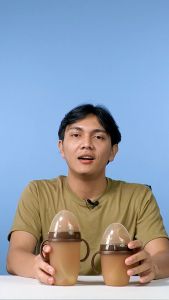 Botol Bayi Silikon Perak Nano 150Ml/180Ml/250Ml/300Ml Botol Bayi Mulut Lebar