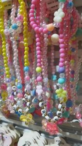 3pcs/set Children Cartoon Bracelet: Colorful Beads & Unicorn Jewelry