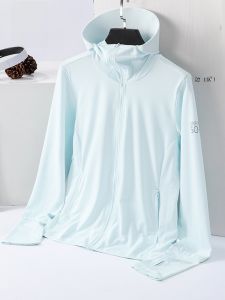ROMON | Áo khoác chống nắng bằng lụa băng mùa hè mỏng chống tia UV UPF50+ thường ngày thể thao thời trang áo khoác ngoài thời trang thường ngày chống nắng