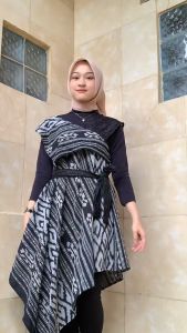 Dress Tenun Syira Kondangan Prewedding -Dress Tenun Terbaru