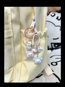 Sanrio Cartoon Creative Cute Personalized Gift Keychain Bookbag Pendant Keychain Pendant Phone Charms