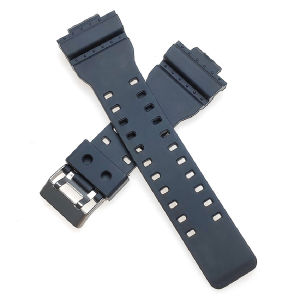 16mm Silicone Rubber Watch Strap Fit For G Shock GA100/GA110/GX56 Matte Black Casio Watch band