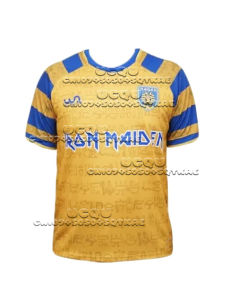 Powerslave lron Maiden Replica Classic Football Jersey Outdoor Sportswear Men And Womens T-shirts During Daily Sports Training