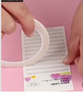 แผ่น + เทป สำหรับวางขนตาจับช่อ 1 ชุดมี กระดาษ 10 แผ่น และเทป พร้อมส่งในไทย