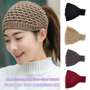 Digeo Women Turban Warmer Hat Headbands Pineapple Crochet Head Wraps Scarf for Girls