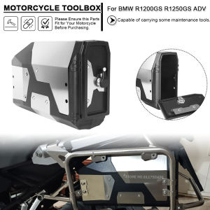 R1200GS R1250GS Motorcycle Aluminum Toolbox Left Side Waterproof Tool Box For BMW F750GS F850GS GS R1250 R1200GSA For TRK502X